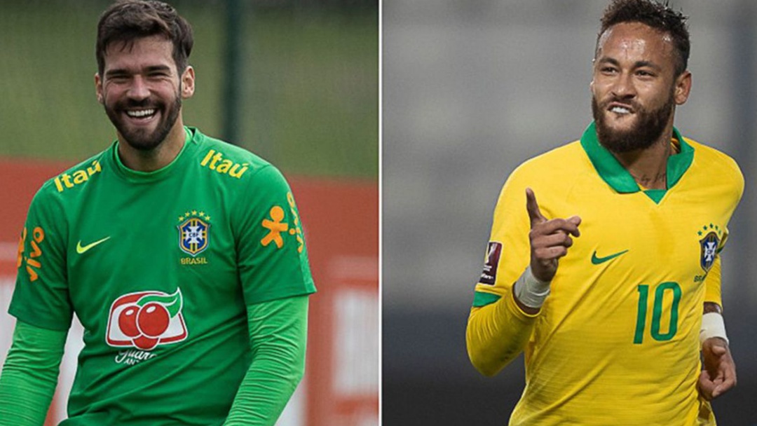 Neymar e Alisson s&atilde;o finalistas do pr&ecirc;mio Fifa The Best