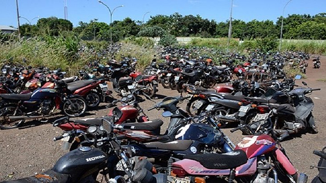 Mais de 400 motocicletas est&atilde;o dispon&iacute;veis em leil&atilde;o de sucata