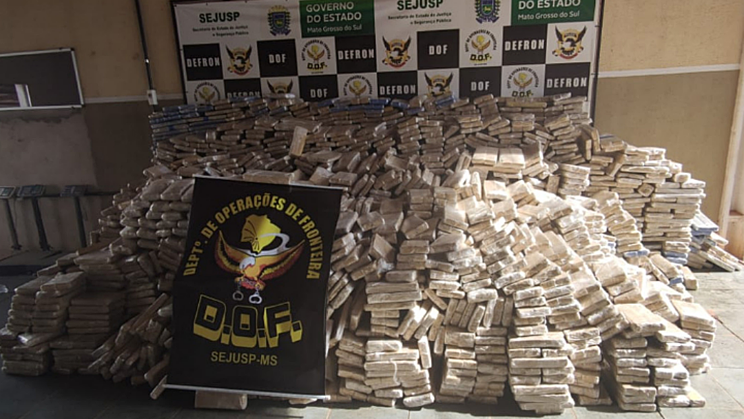 MS tem recorde de apreensões de droga e cigarros contrabandeados