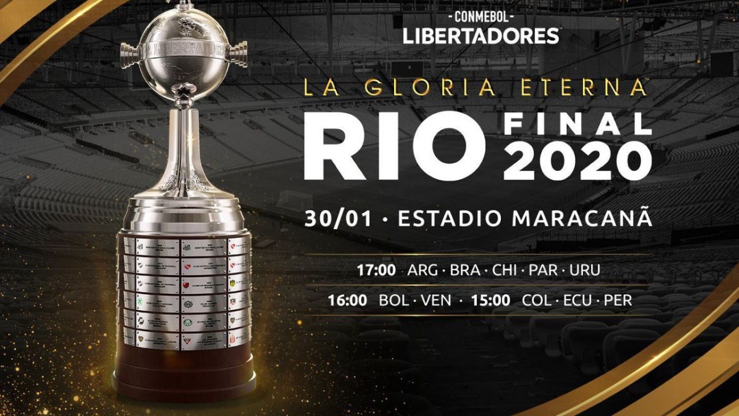 Libertadores: Conmebol confirma final dia 30, no Maracan&atilde;, &agrave;s 17h