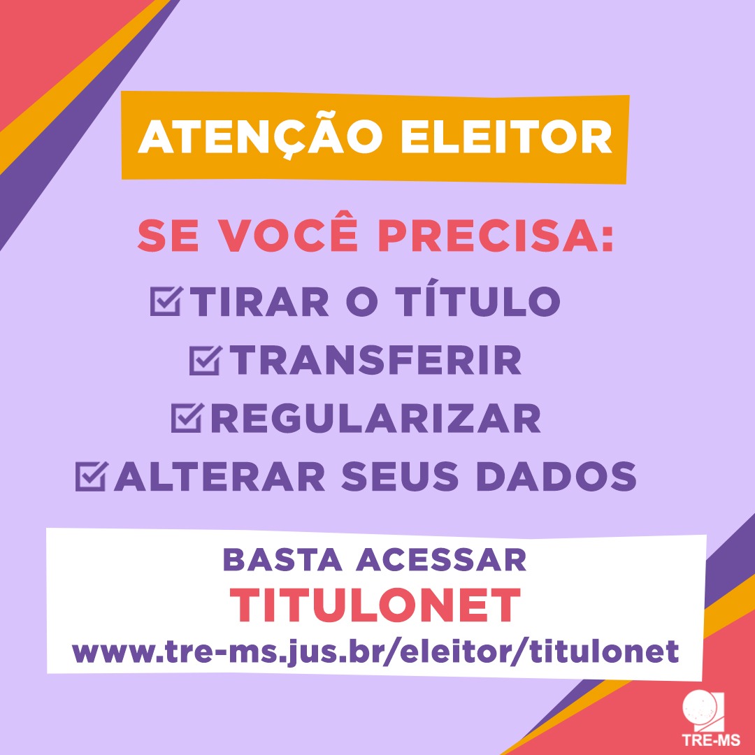 Eleitor sidrolandense pode solicitar ou regularizar título de eleitor pela internet
