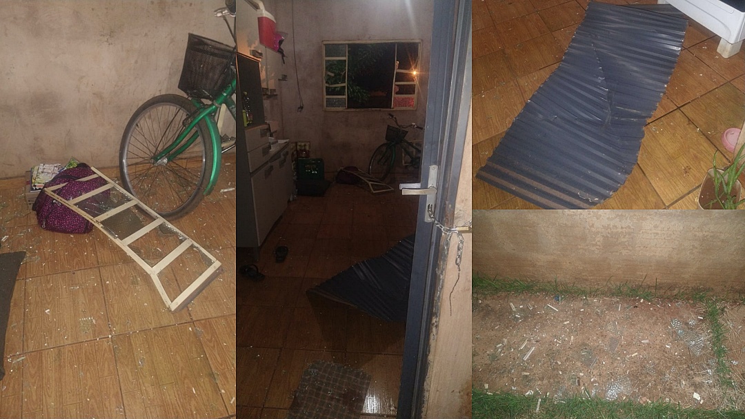 Ap&oacute;s briga em bar, homem quebra portas e janelas da casa do cunhado no Quebra Coco