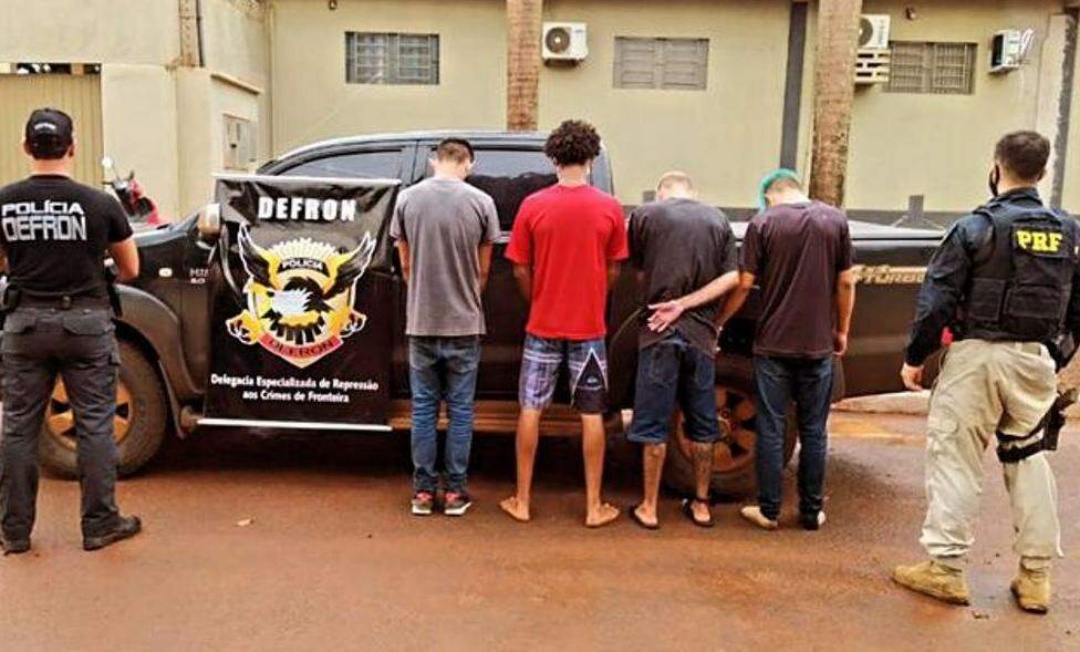 Quadrilha é presa levando para o Paraguai Hilux roubada em Fátima do Sul