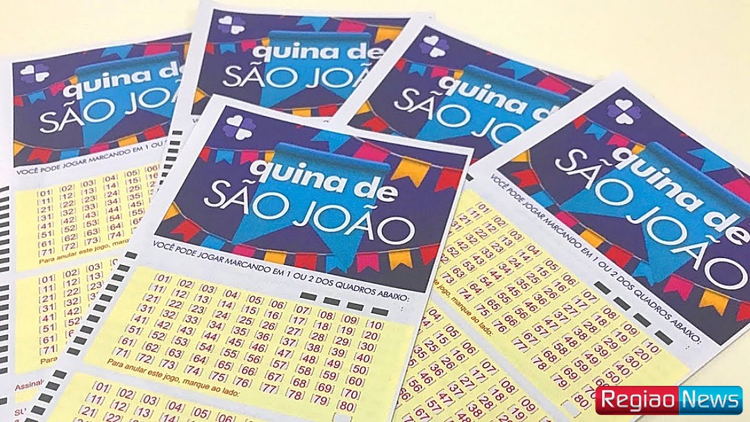 Quina de São João pode pagar R milhões hoje Loterias Região News