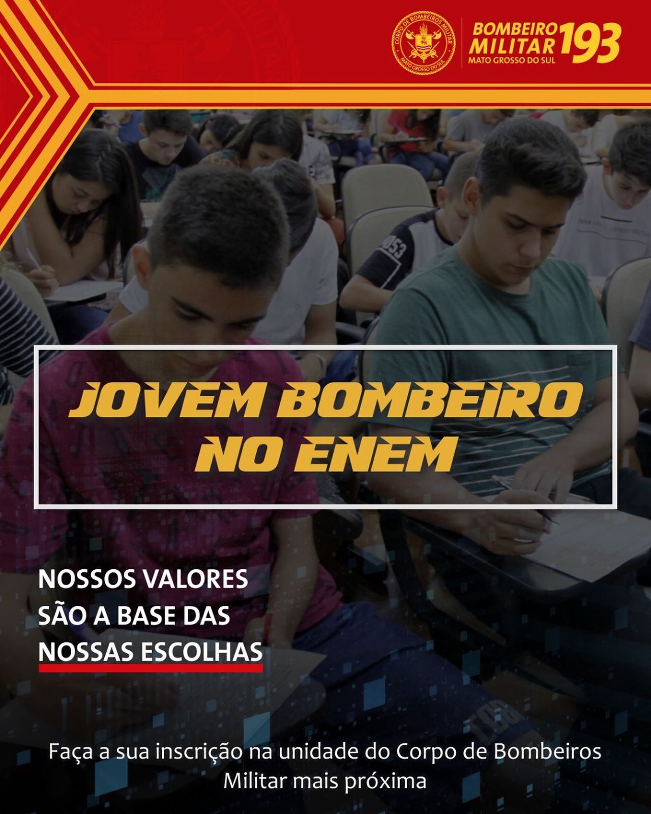 18&ordm; SGBM abre vagas para curso Jovem Bombeiro no Enem em Sidrol&acirc;ndia