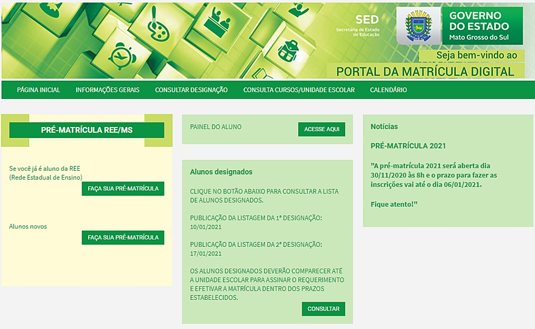 SED realiza lan&ccedil;amento da Matr&iacute;cula Digital nesta ter&ccedil;a