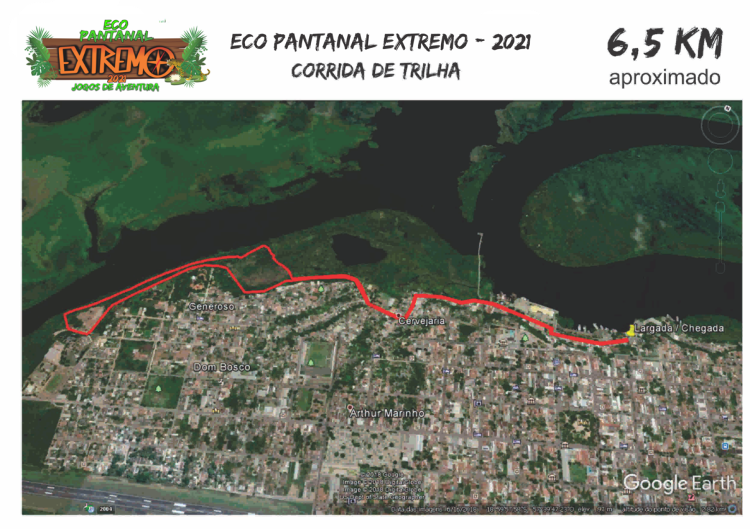 Corrida em trilha do Eco Pantanal Extremo ter&aacute; percursos de 6,5 e 13km