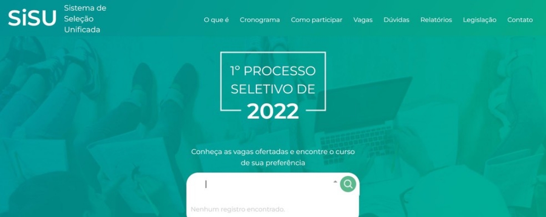 Sisu 2022 abre consulta de vagas; inscri&ccedil;&otilde;es come&ccedil;am no dia 15