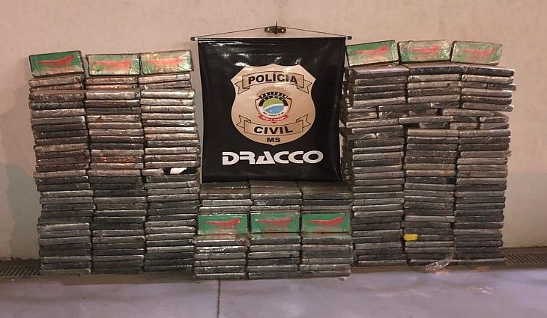 Apreens&otilde;es de coca&iacute;na aumentam mais de 1.100% em MS