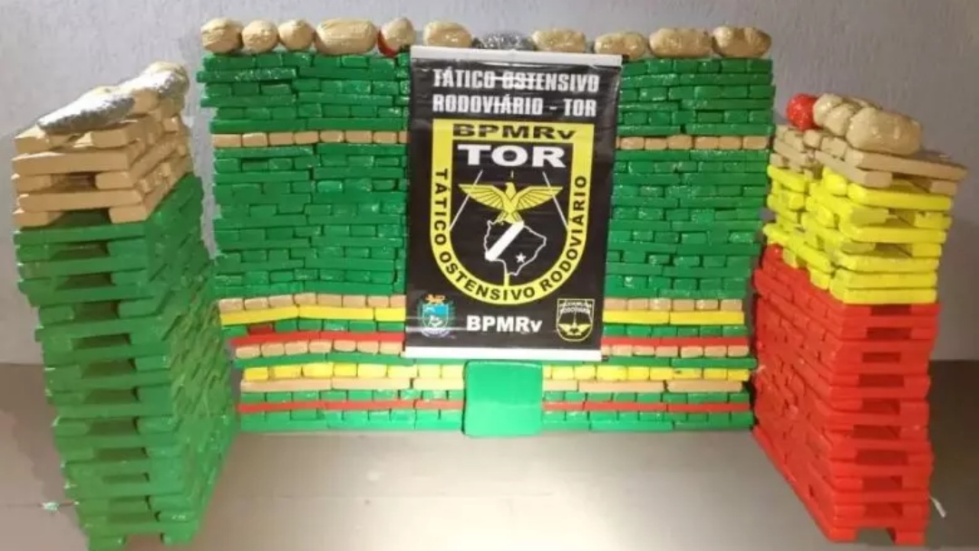 Jovem de 19 anos &eacute; preso com quase 800 quilos de drogas na MS-180