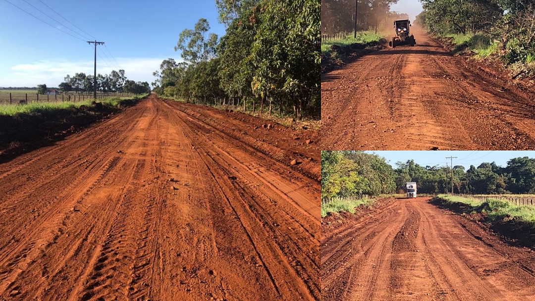 Em seis meses Prefeitura j&aacute; fez 220km de patrolamento e 65 de cascalhamento