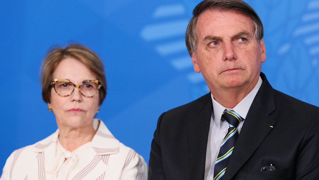 Bolsonaro diz que ex-ministra est&aacute; cotad&iacute;ssima para ser sua vice