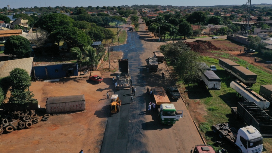 Come&ccedil;a recapeamento na Aquidaban, um dia ap&oacute;s assinatura da ordem de servi&ccedil;o