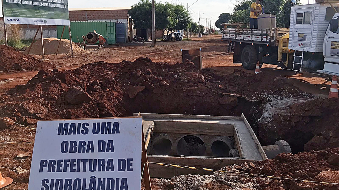 Come&ccedil;am as obras de drenagem no Cascatinha I