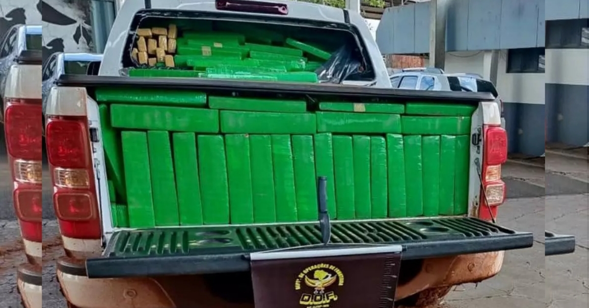 Traficante morto em confronto com a DOF transportava quase 2 toneladas de maconha
