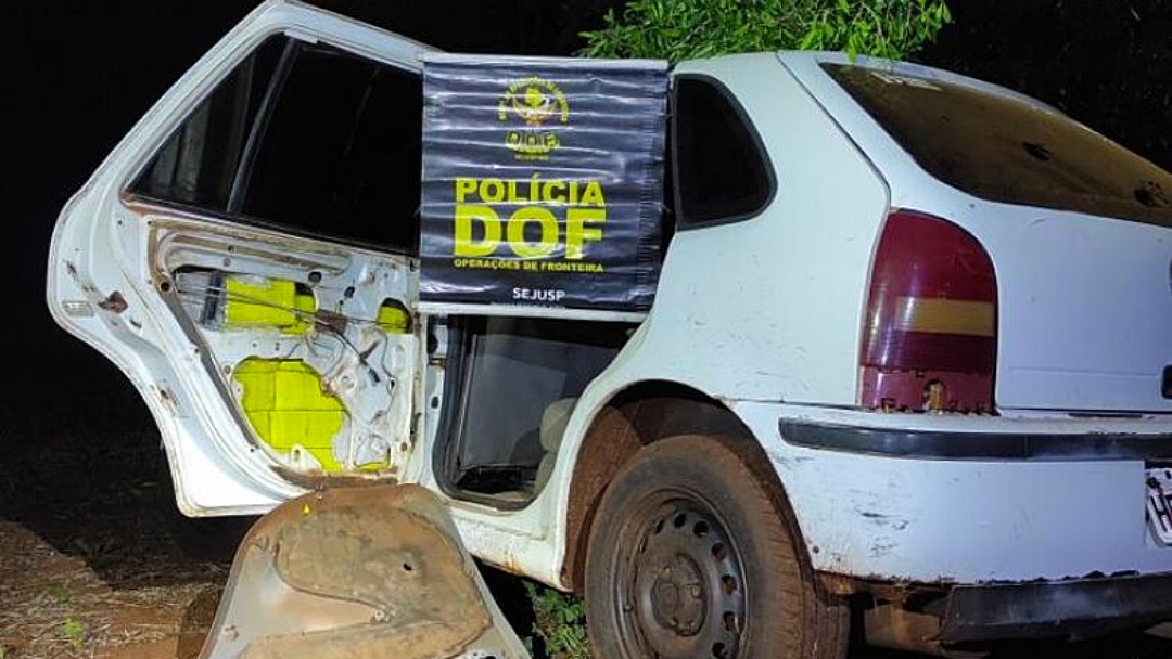 Carro com 40 quilos de maconha &eacute; apreendido 