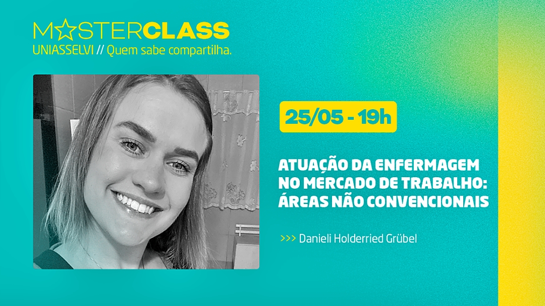 &Aacute;reas n&atilde;o convencionais, no mercado de trabalho de enfermagem &eacute; tema da pr&oacute;xima MasterClass 