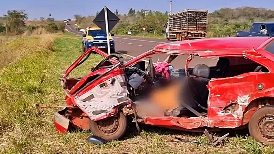 Motorista de 71 anos morre em acidente na MS-162 entre Sidrol&acirc;ndia&nbsp;e&nbsp;Maracaju