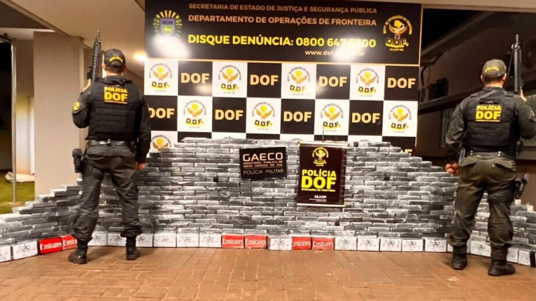 Cocaína apreendida pela PRF é 520% mais cara que a da PF