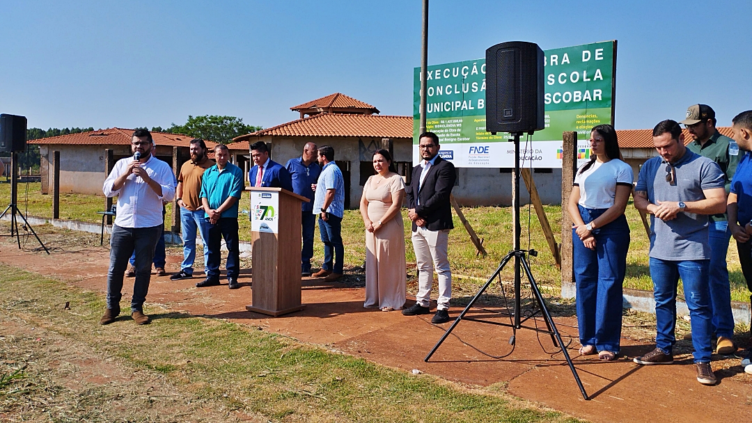 Retomada a constru&ccedil;&atilde;o de escola no Jardim Para&iacute;so, para funcionamento em 2024