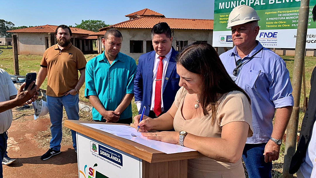 Retomada a constru&ccedil;&atilde;o de escola no Jardim Para&iacute;so, para funcionamento em 2024