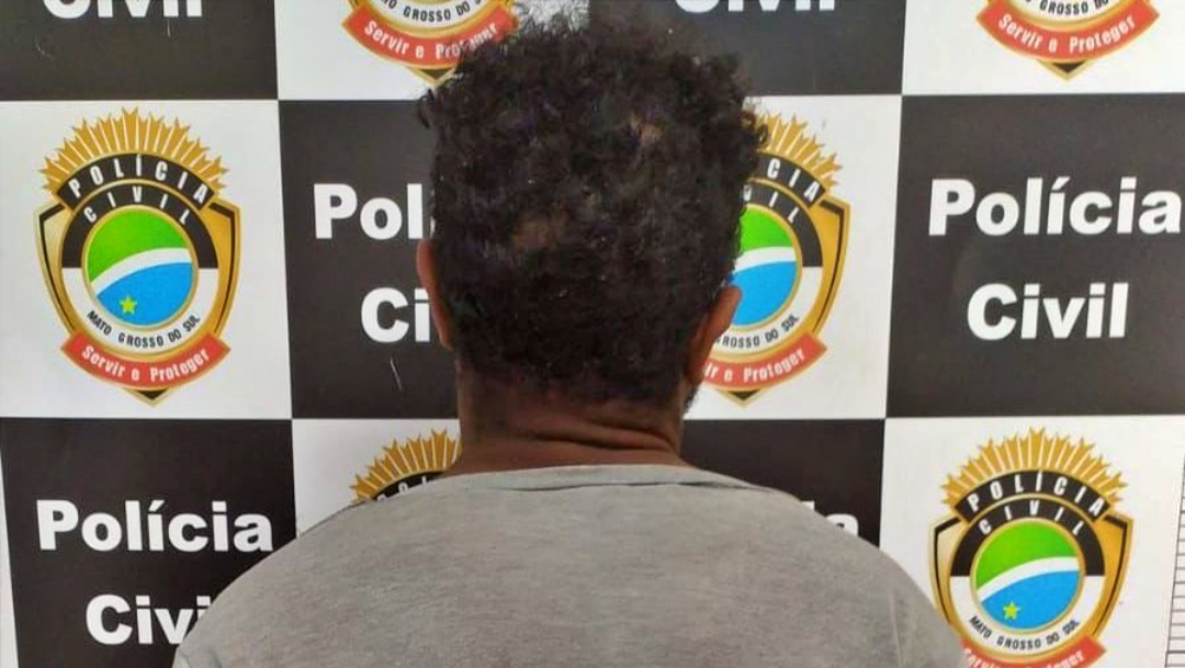 Pol&iacute;cia Civil prende em Miranda, homem que importunou sexualmente uma adolescente