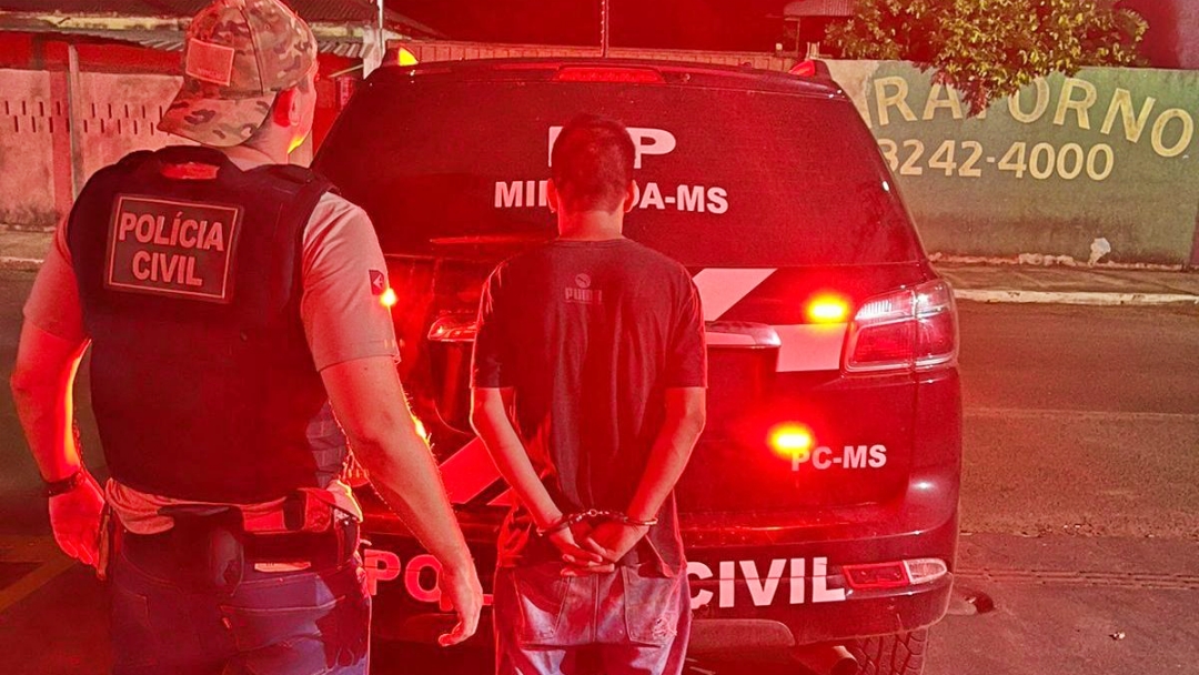 Pol&iacute;cia Civil prende autor de homic&iacute;dio na forma tentada em Miranda