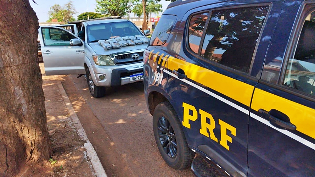 Policial penal aposentado preso levava 26,95 kg de maconha skunk