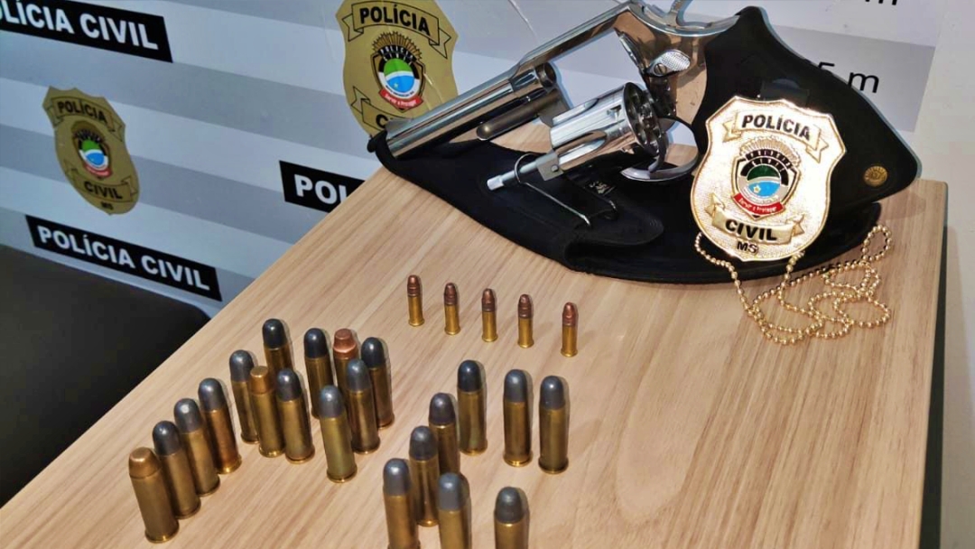 Autor de violência doméstica é preso por posse irregular de arma de fogo em Itaquiraí