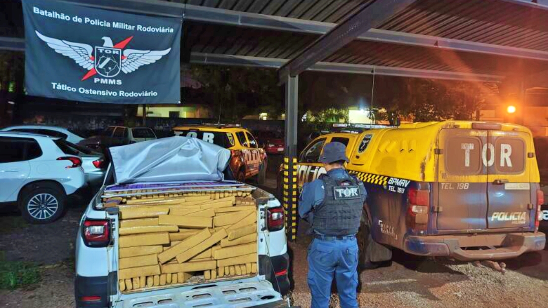 Homem &eacute; preso com mais de 1 tonelada de droga que entregaria em Dourados