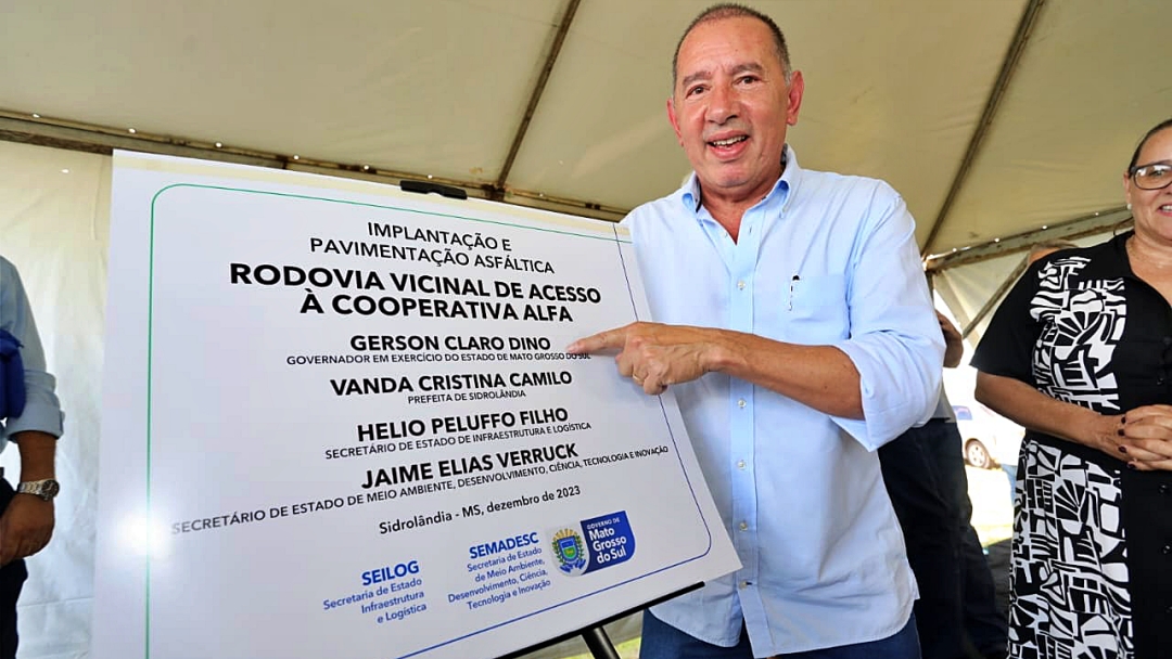 Gerson Claro entrega acesso &agrave; Unidade de Produ&ccedil;&atilde;o de Leit&otilde;es da Alfa