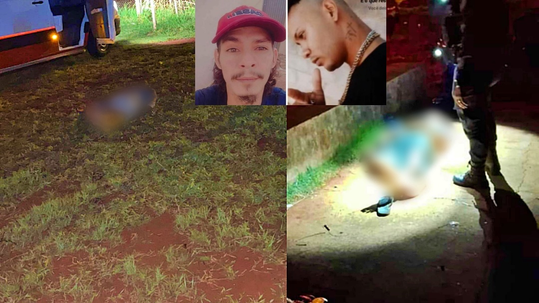 Jovens s&atilde;o executados em pra&ccedil;a no Jardim Para&iacute;so e 3â° baleado &eacute; levado para o hospital