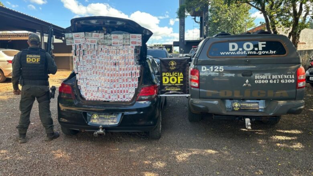 Ve&iacute;culo carregado com cigarros contrabandeados &eacute; apreendido em Ponta Por&atilde;