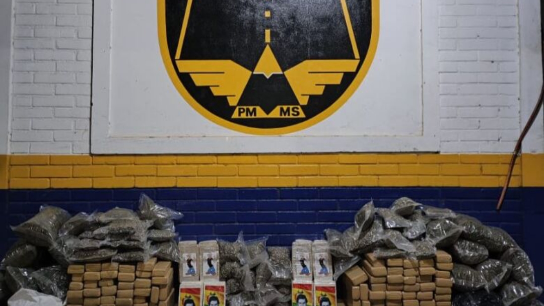 Homem &eacute; preso na MS-164 com droga avaliada em R$ 1,5 milh&atilde;o