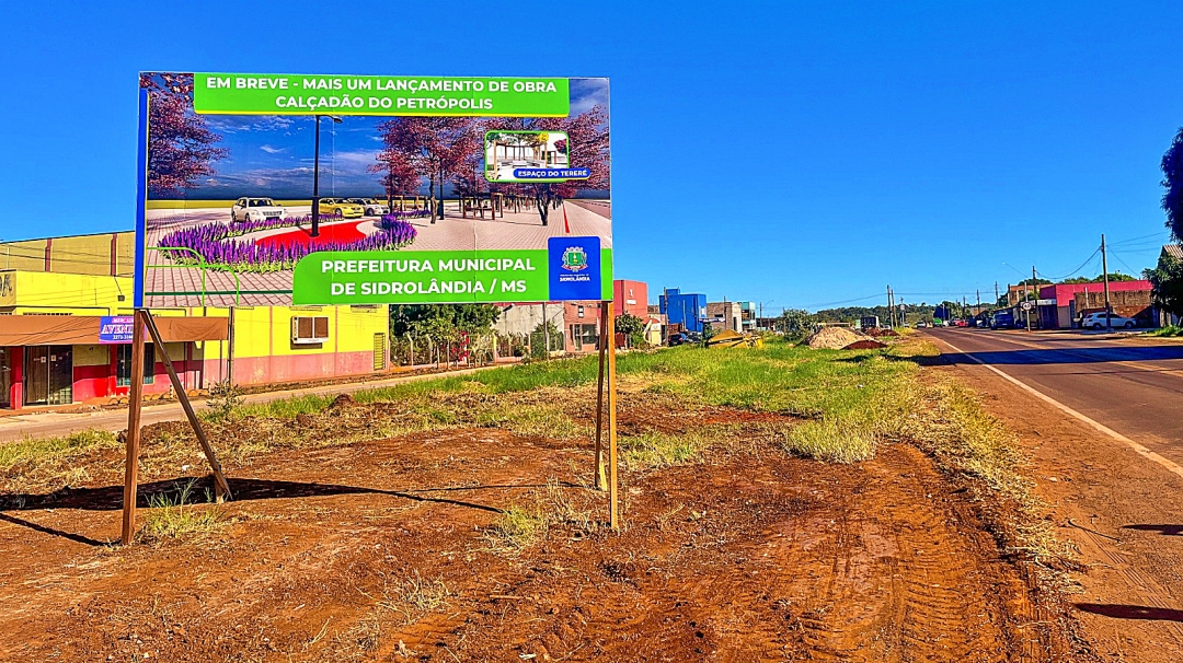 Publicado aviso de licita&ccedil;&atilde;o para a obra do Cal&ccedil;ad&atilde;o do Jardim Petr&oacute;polis