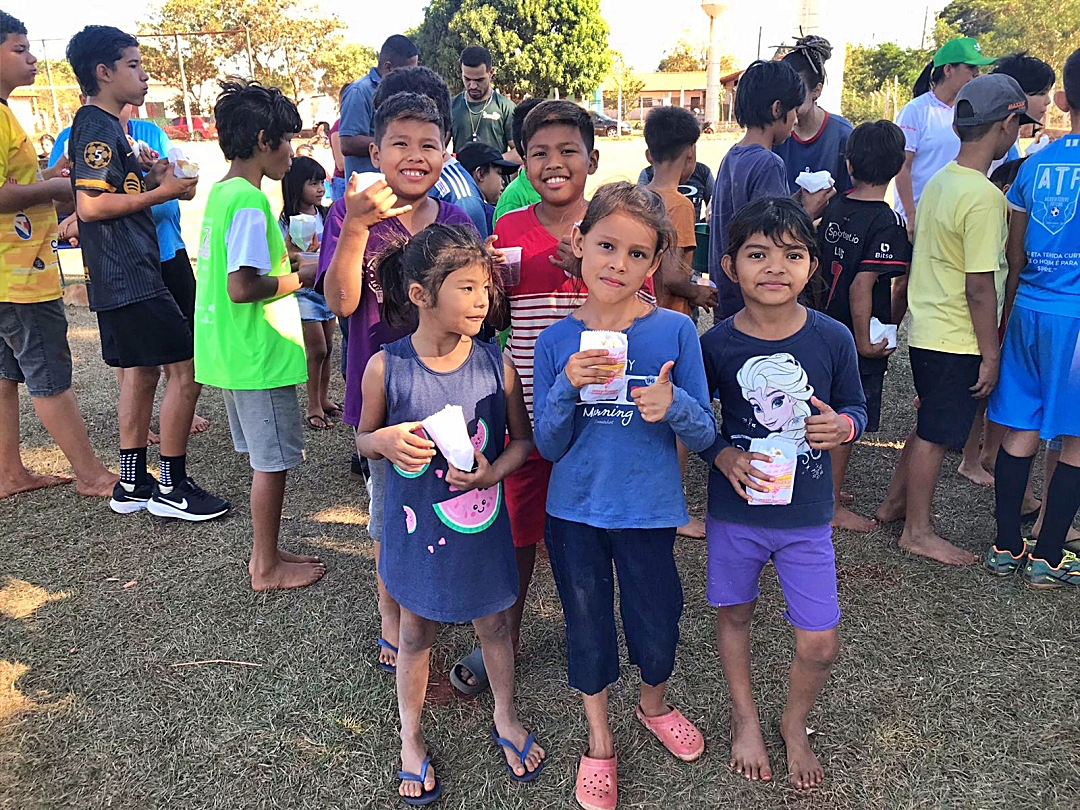 Nutrimais Atacado promove evento social para crian&ccedil;as da Aldeia Terer&eacute;