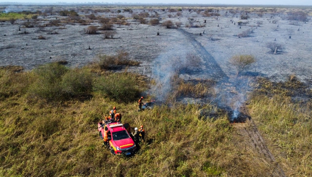 Governo de MS mant&eacute;m a&ccedil;&otilde;es permanentes para conter inc&ecirc;ndios no Pantanal