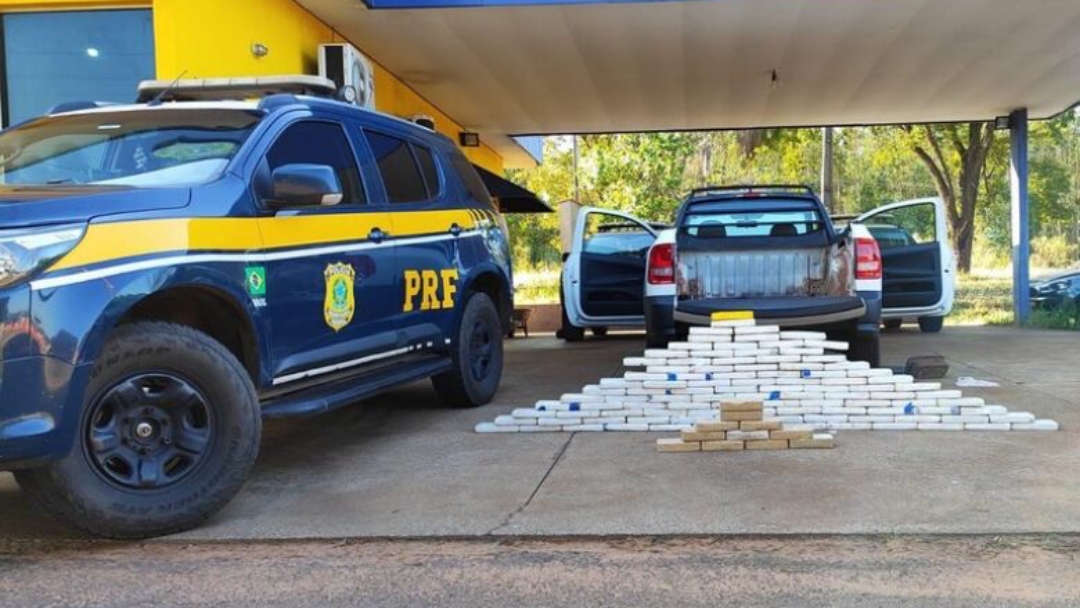 Homem &eacute; preso com mais de 100 kg de coca&iacute;na que levaria para Tr&ecirc;s Lagoas