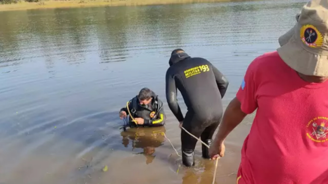 Corpo de homem que tentou atravessar lagoa &eacute; encontrado pelos Bombeiros