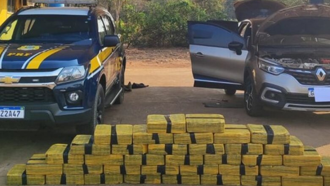 Motorista &eacute; preso com quase meia tonelada de maconha ap&oacute;s parar ve&iacute;culo &agrave;s margens de rodovia