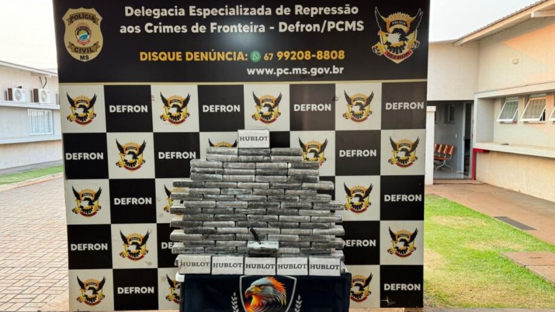 MS faz tr&ecirc;s grandes apreens&otilde;es de coca&iacute;na em 5 dias 