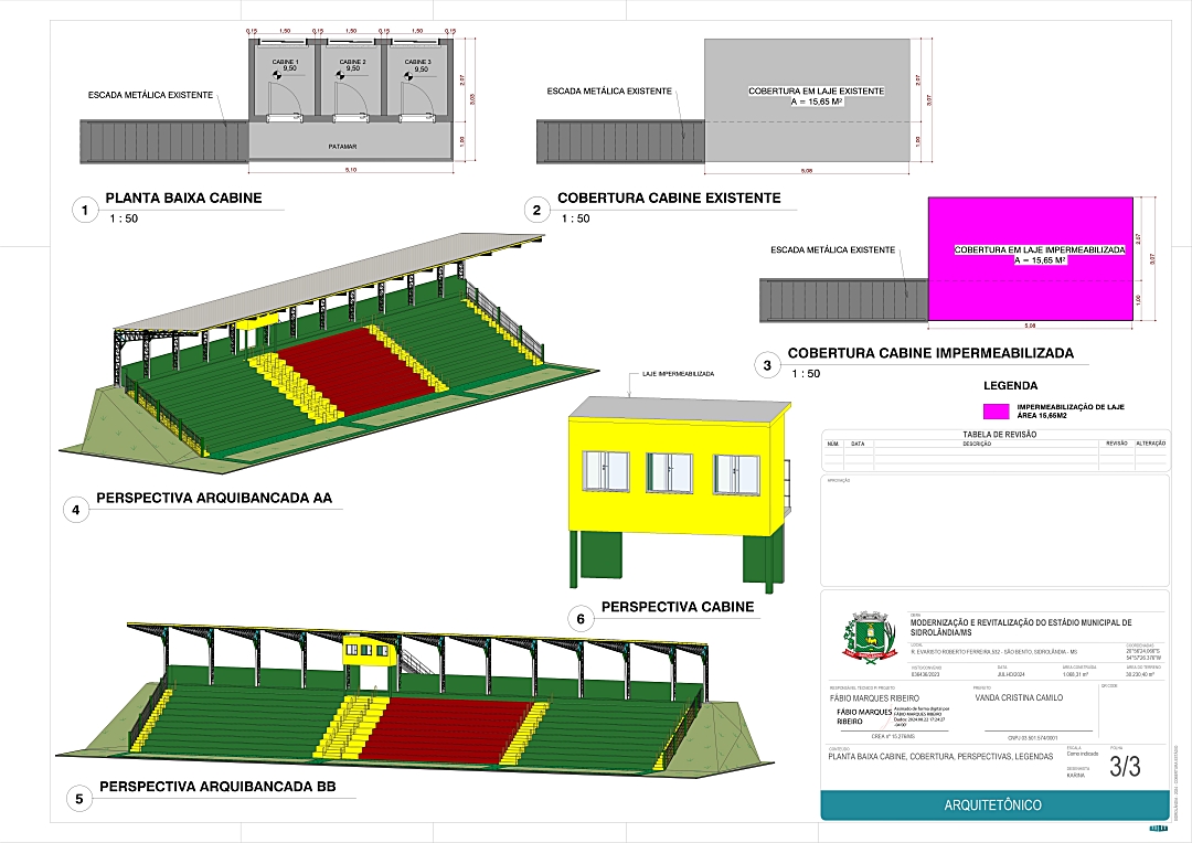 Prefeitura lan&ccedil;a licita&ccedil;&atilde;o para cobertura e reforma do est&aacute;dio