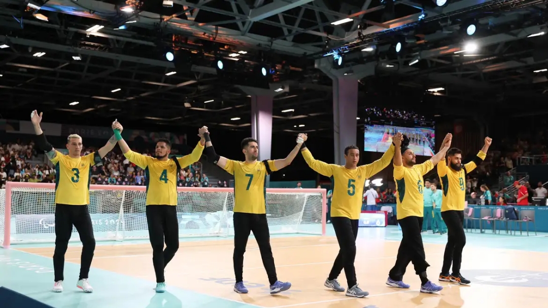 Sele&ccedil;&atilde;o masculina de goalball garante medalha de bronze em Paris