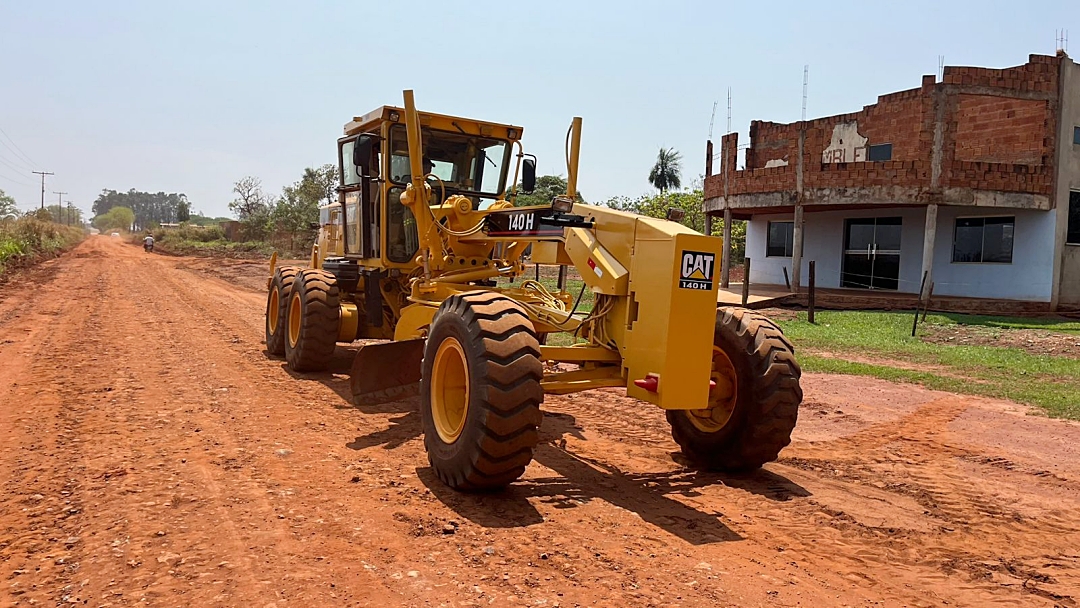 Empreiteira inicia terraplanagem no acesso &agrave; agrovila do Cap&atilde;o Bonito, que ser&aacute; asfaltado