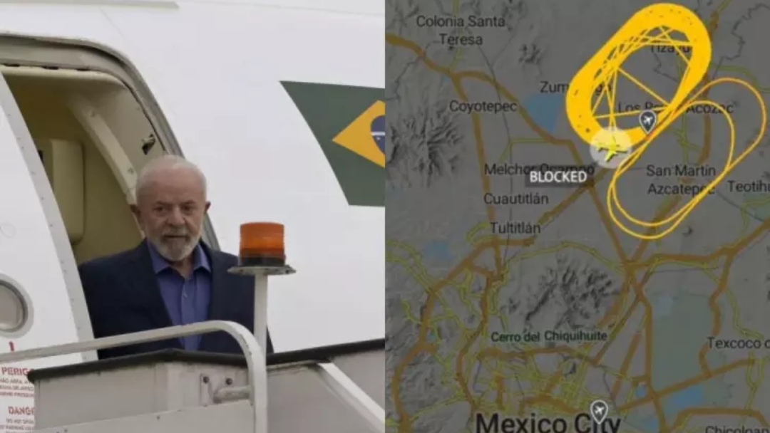 Avi&atilde;o com Lula e Soraya sobrevoou M&eacute;xico por 4h para &lsquo;queimar&rsquo; combust&iacute;vel