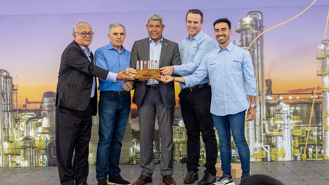 A Inpasa realizou, hoje, a cerim&ocirc;nia de lan&ccedil;amento da pedra fundamental do projeto da biorrefinaria de Lu&iacute;s Eduardo Magalh&atilde;es 