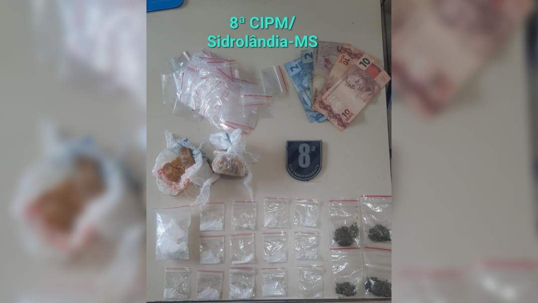 PM fecha ponto de venda de droga no S&atilde;o Bento e apreende entorpecentes