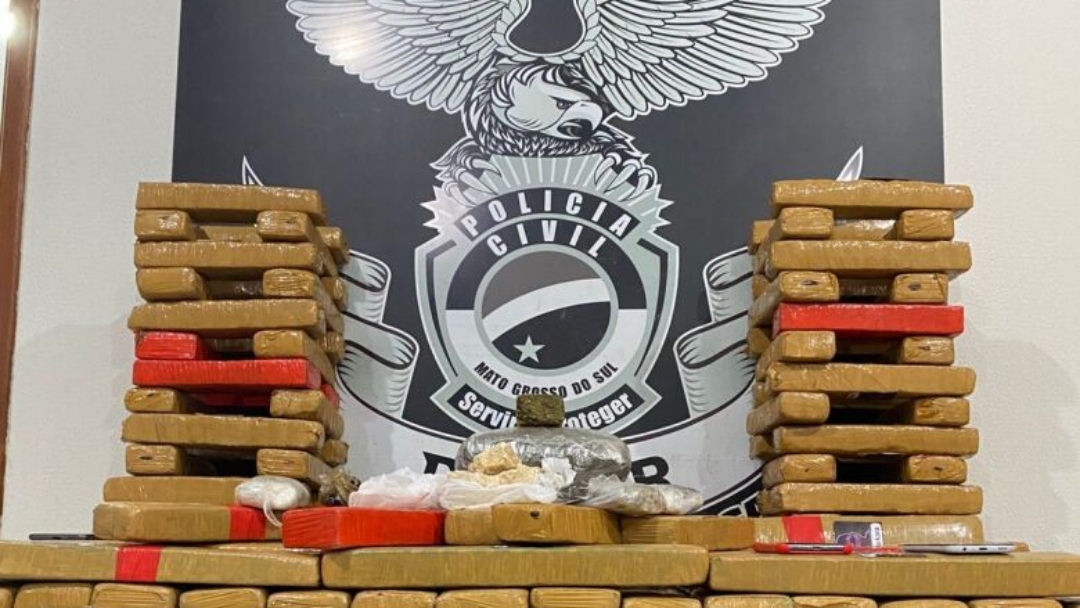 Operação desmantela depósito de drogas em Campo Grande