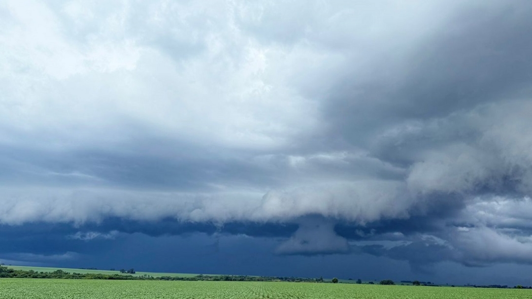 Frente fria e ciclone extratropical amenizam temperaturas em MS nesta segunda-feira