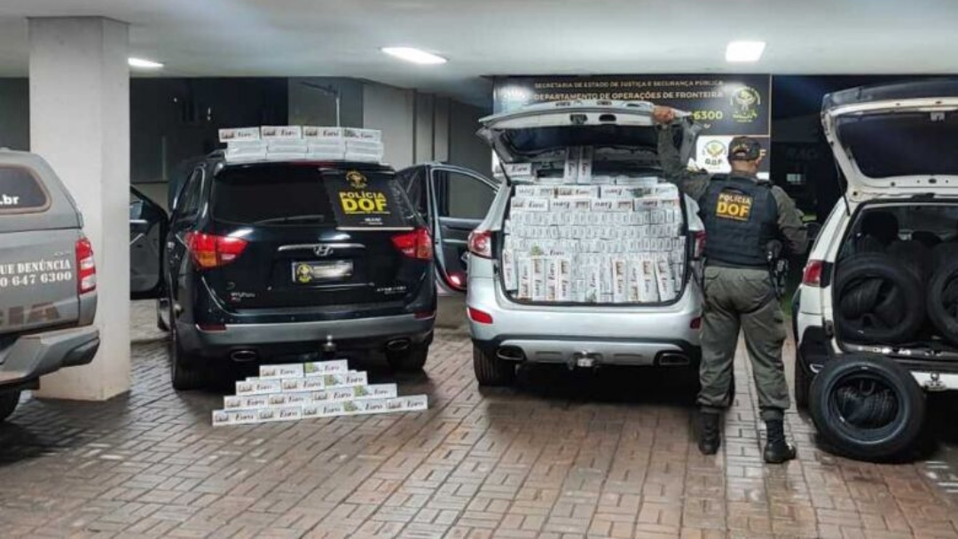 Tr&ecirc;s ve&iacute;culos carregados com produtos ilegais s&atilde;o apreendidos no BNH 4&ordm; Plano 